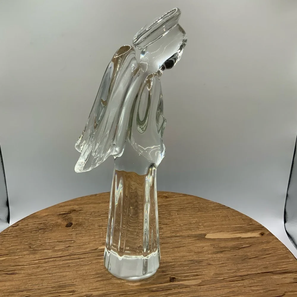 Crystal Glass Vintage Angel 8" Figurine - Picture 3 of 8